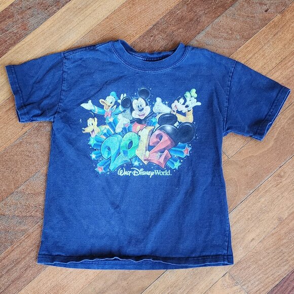 Disney World 2012 Toddler Navy T-Shirt Size XS - Picture 1 of 10